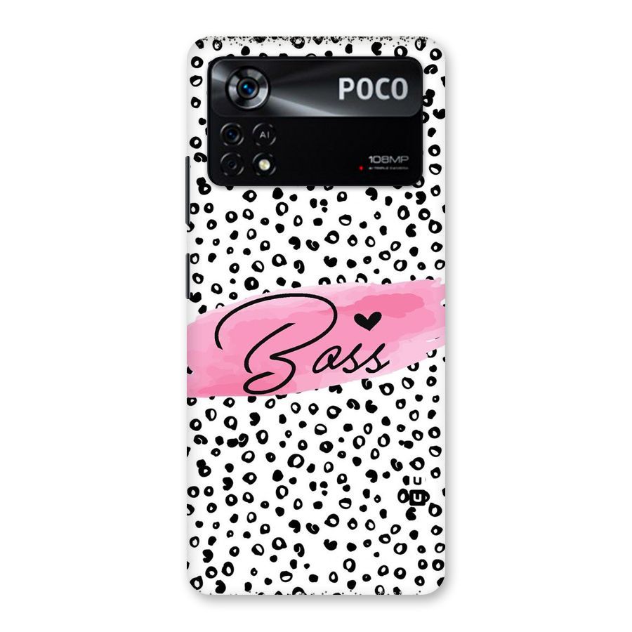 Polka Boss Back Case for Poco X4 Pro 5G