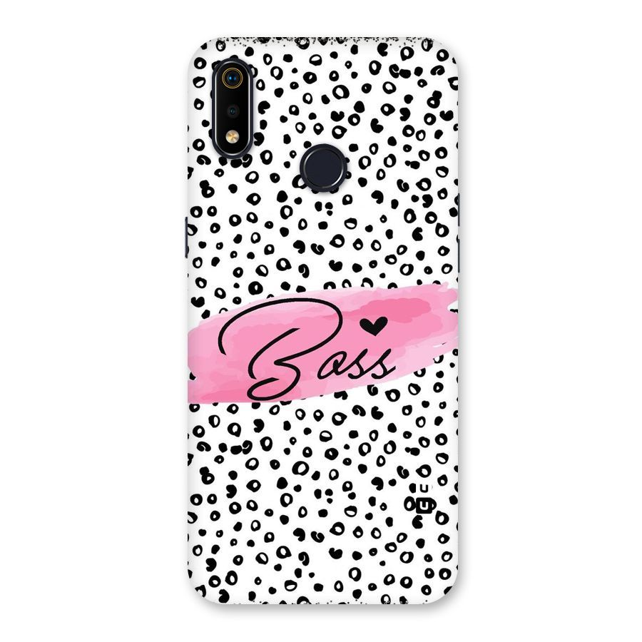 Polka Boss Back Case for Realme 3i