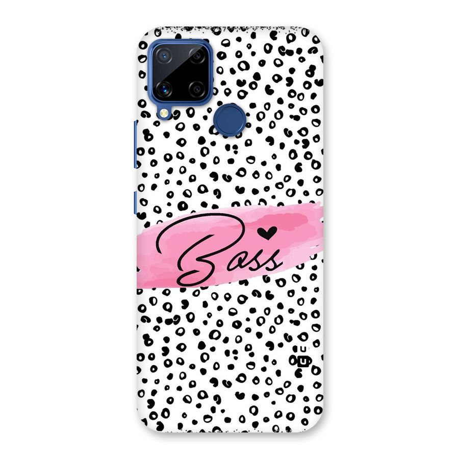Polka Boss Back Case for Realme C15