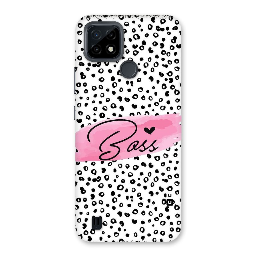 Polka Boss Back Case for Realme C21