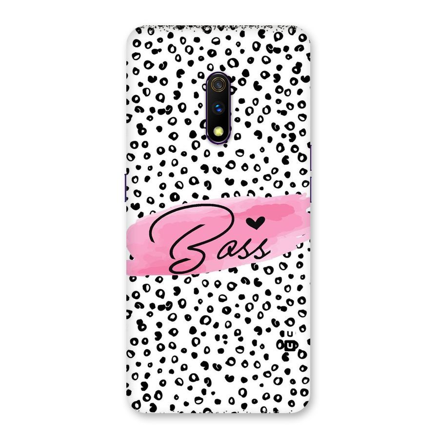 Polka Boss Back Case for Realme X