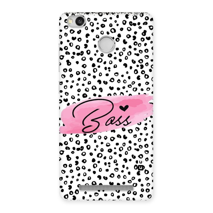 Polka Boss Back Case for Redmi 3S Prime