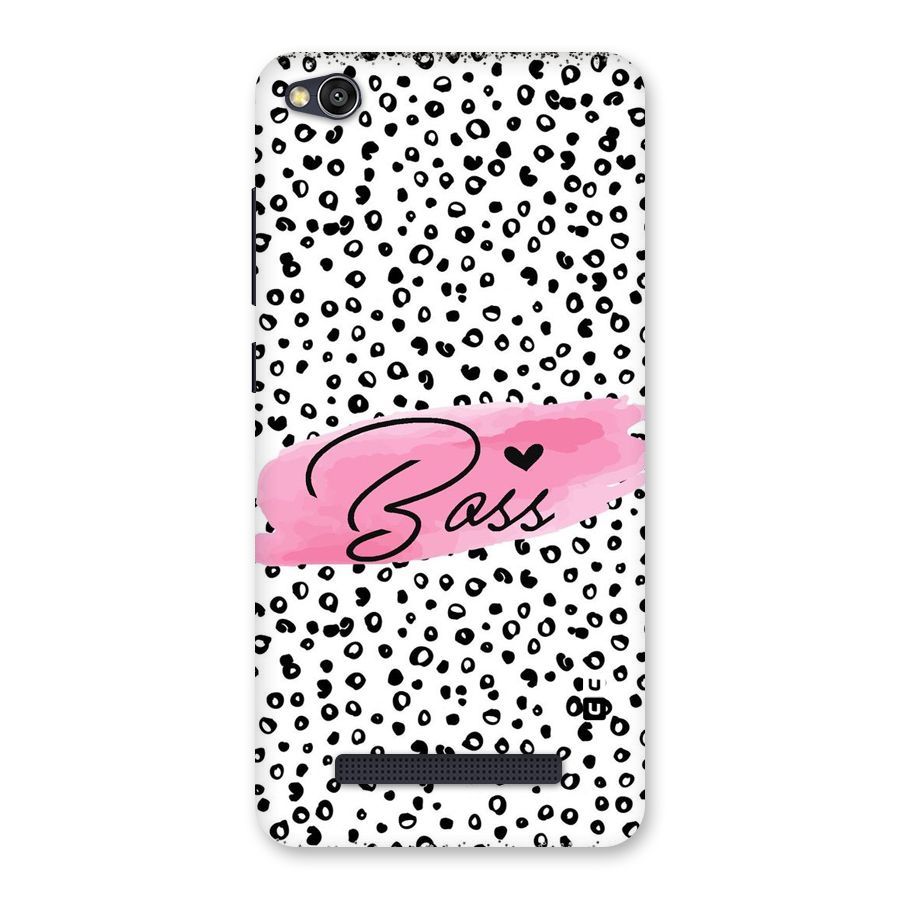 Polka Boss Back Case for Redmi 4A