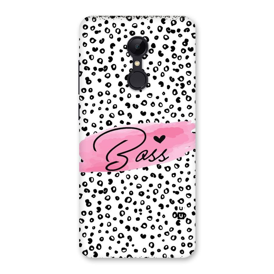 Polka Boss Back Case for Redmi 5