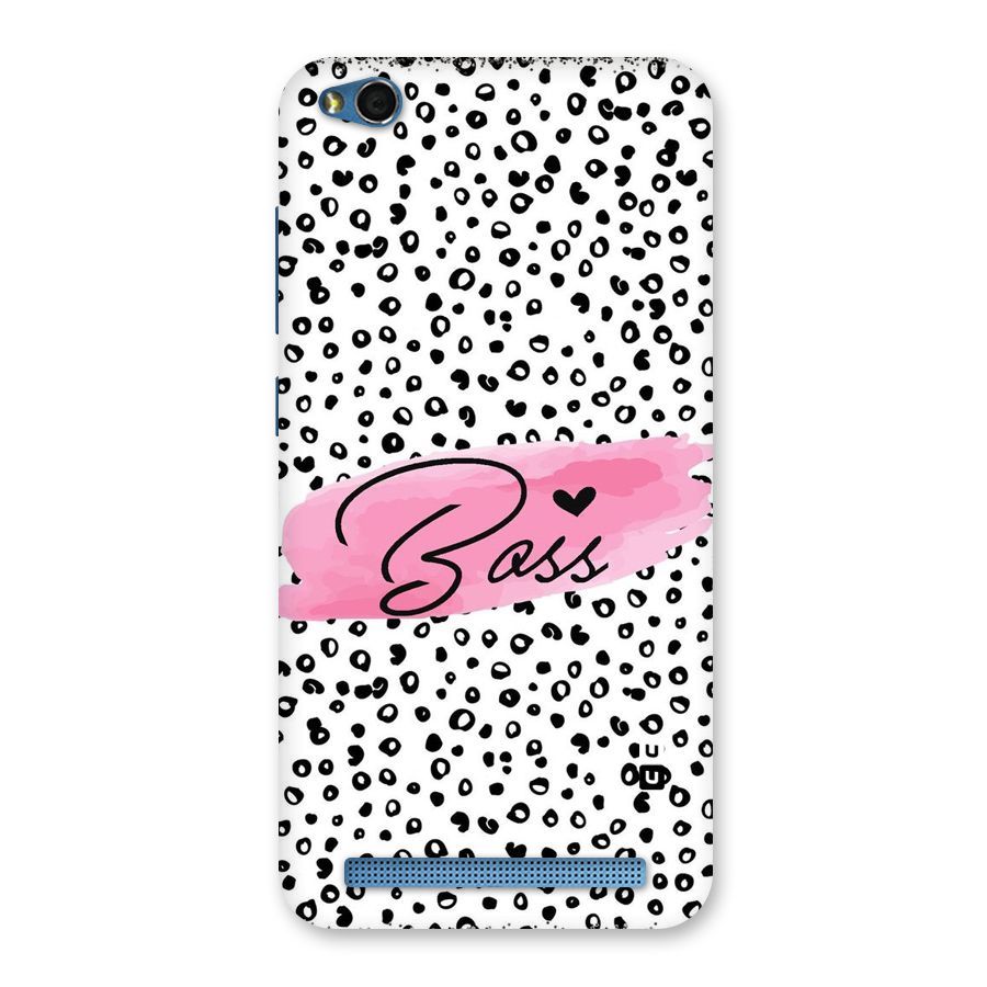 Polka Boss Back Case for Redmi 5A