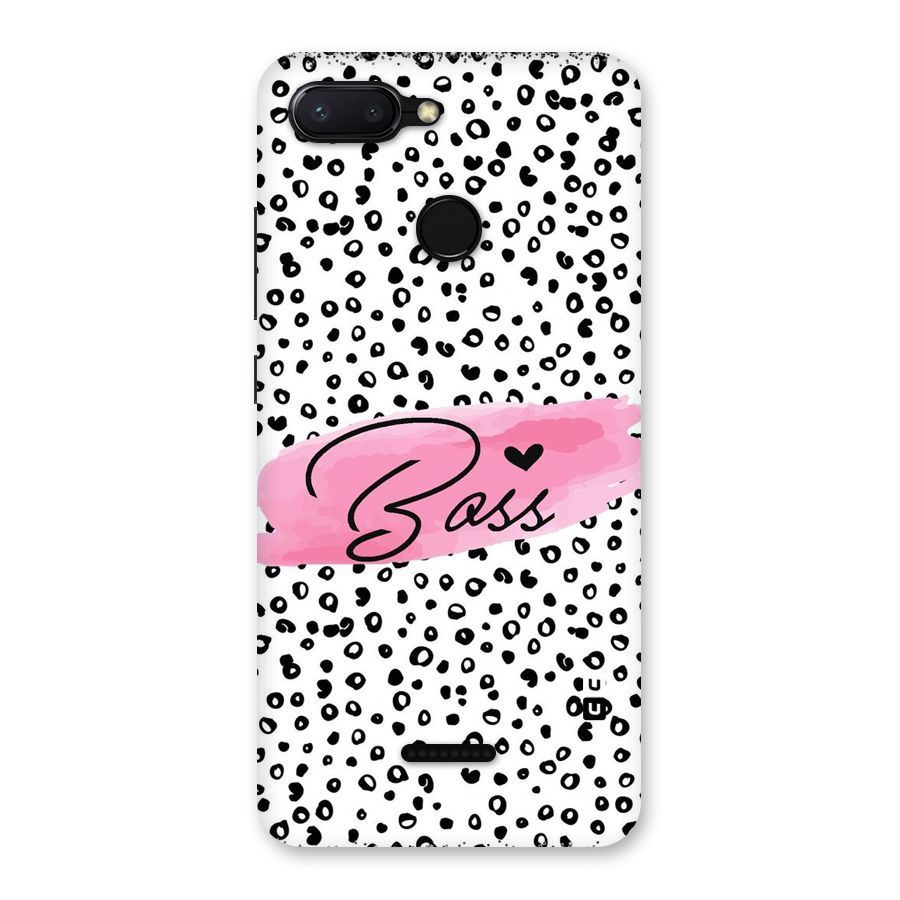 Polka Boss Back Case for Redmi 6