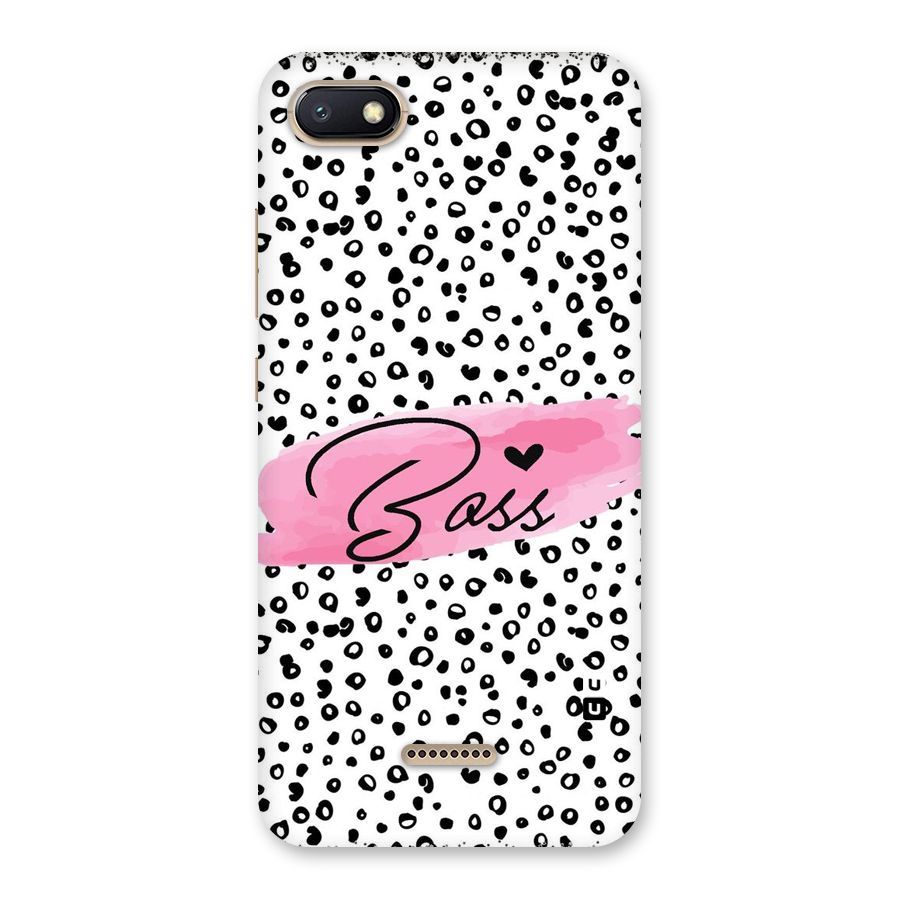 Polka Boss Back Case for Redmi 6A
