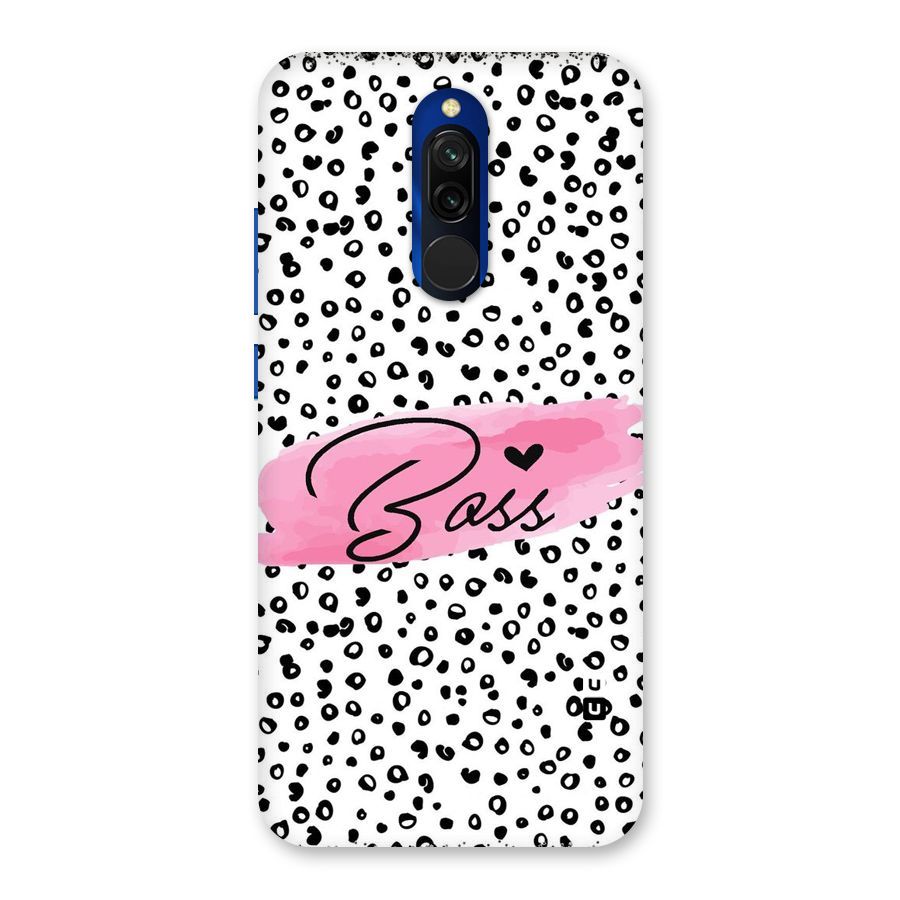 Polka Boss Back Case for Redmi 8