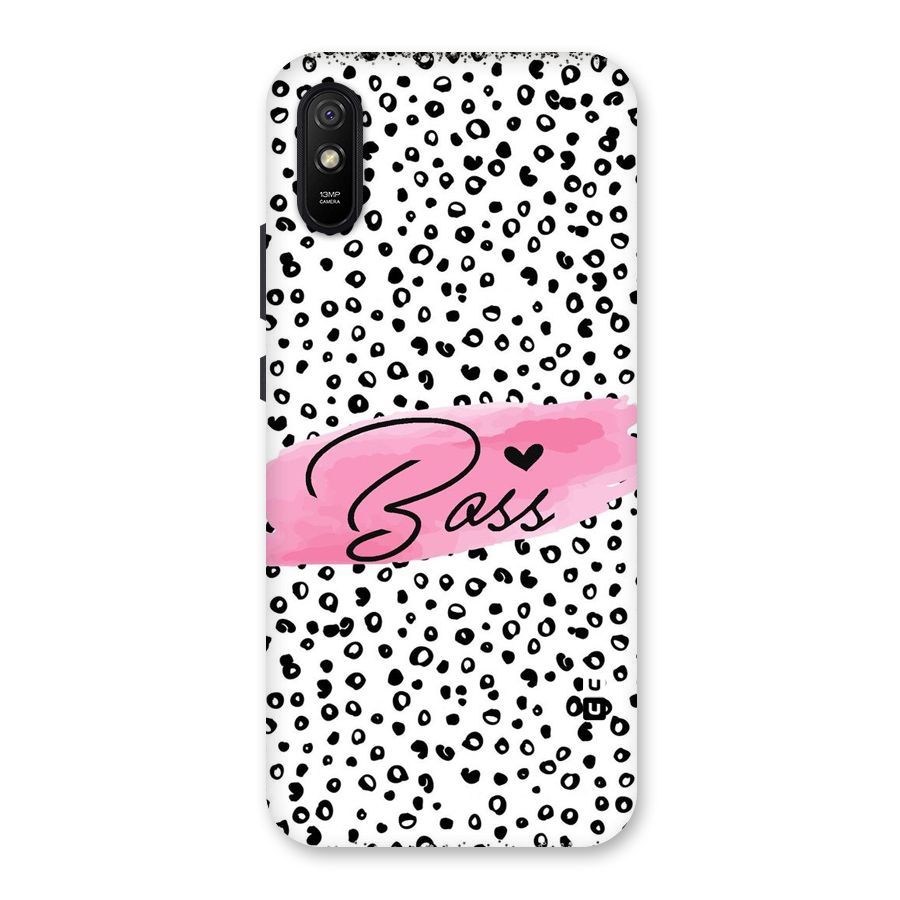 Polka Boss Back Case for Redmi 9A