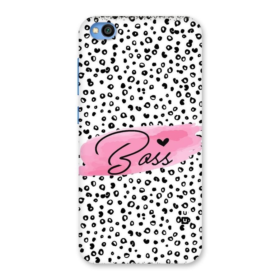 Polka Boss Back Case for Redmi Go