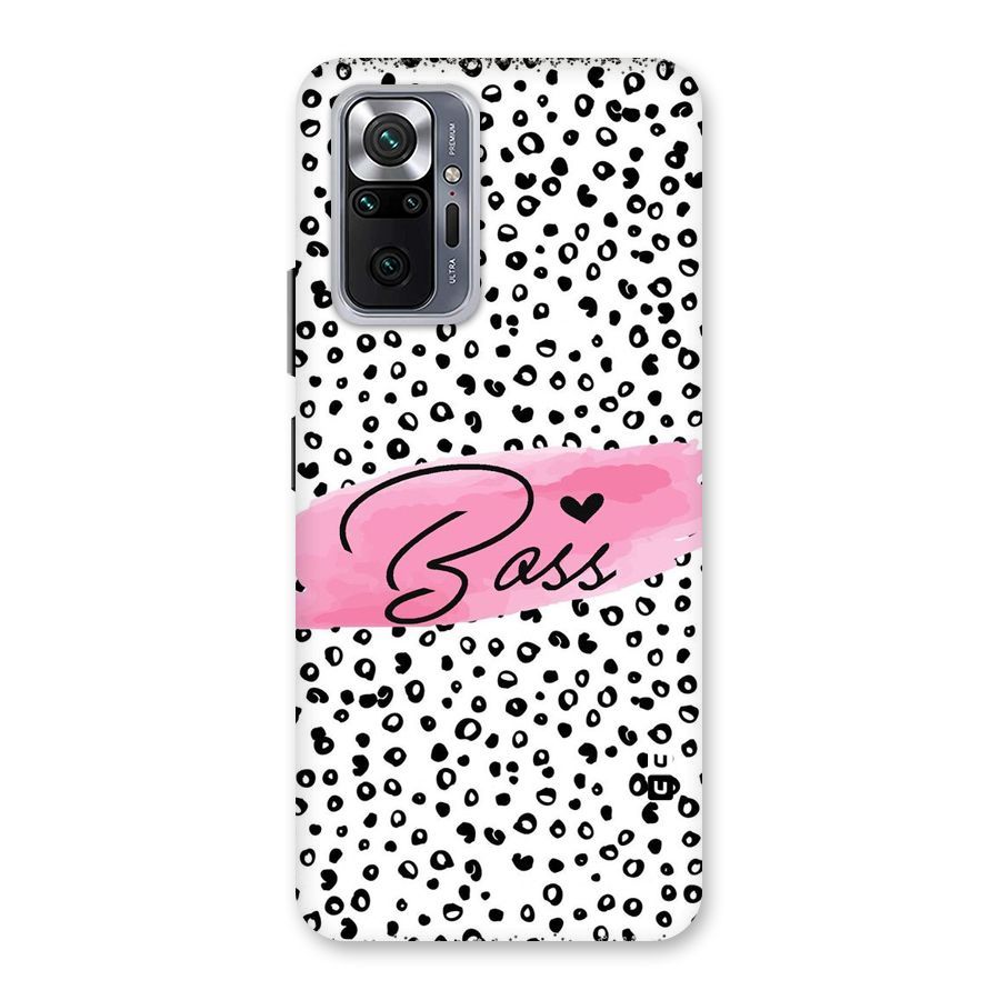 Polka Boss Back Case for Redmi Note 10 Pro Max