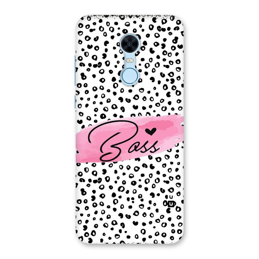 Polka Boss Back Case for Redmi Note 5