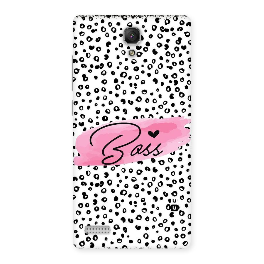 Polka Boss Back Case for Redmi Note Prime