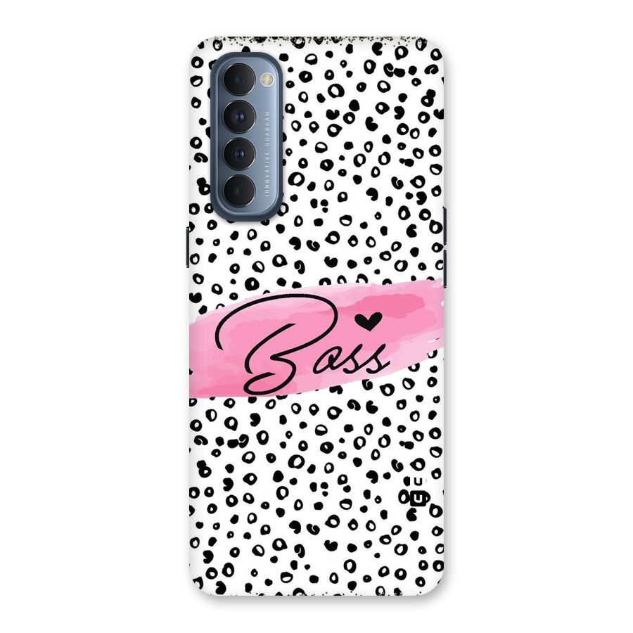 Polka Boss Back Case for Reno4 Pro