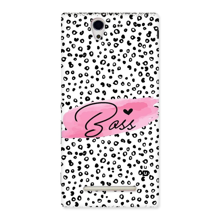 Polka Boss Back Case for Sony Xperia C3