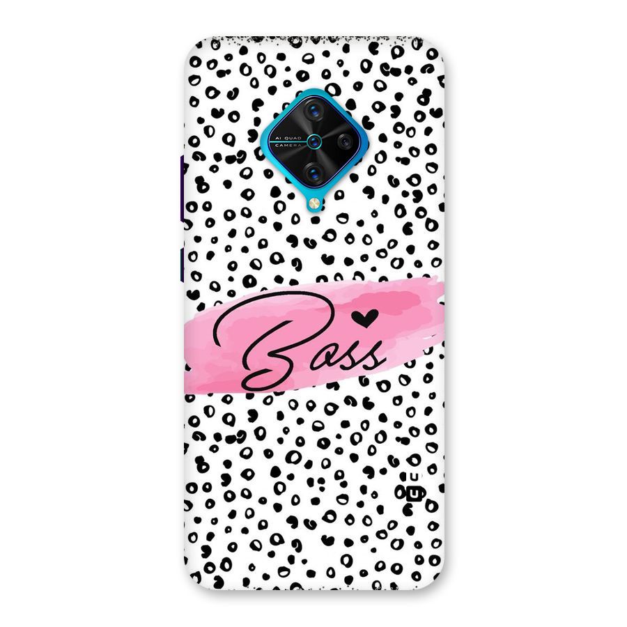 Polka Boss Back Case for Vivo S1 Pro