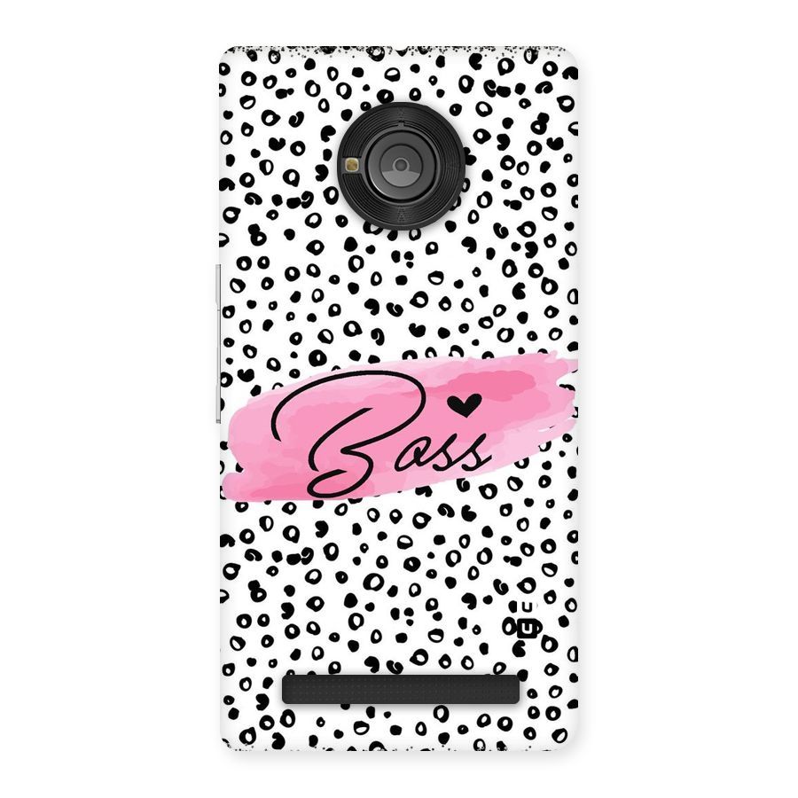 Polka Boss Back Case for Yu Yuphoria