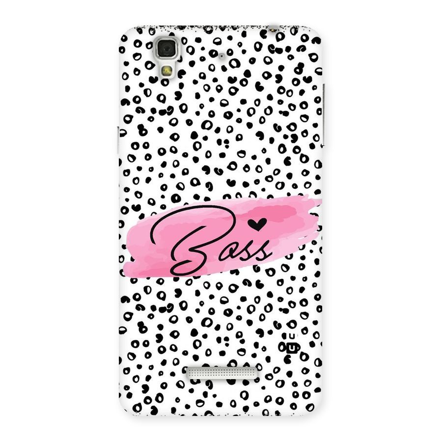 Polka Boss Back Case for Yu Yureka