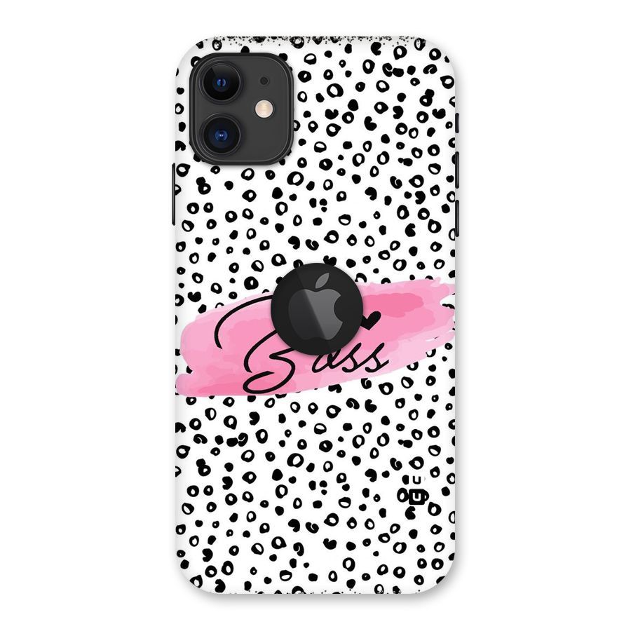 Polka Boss Back Case for iPhone 11 Logo Cut