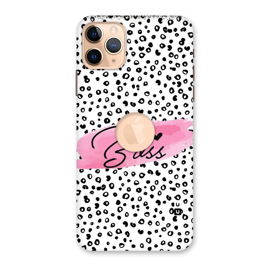 Polka Boss Back Case for iPhone 11 Pro Max Logo Cut