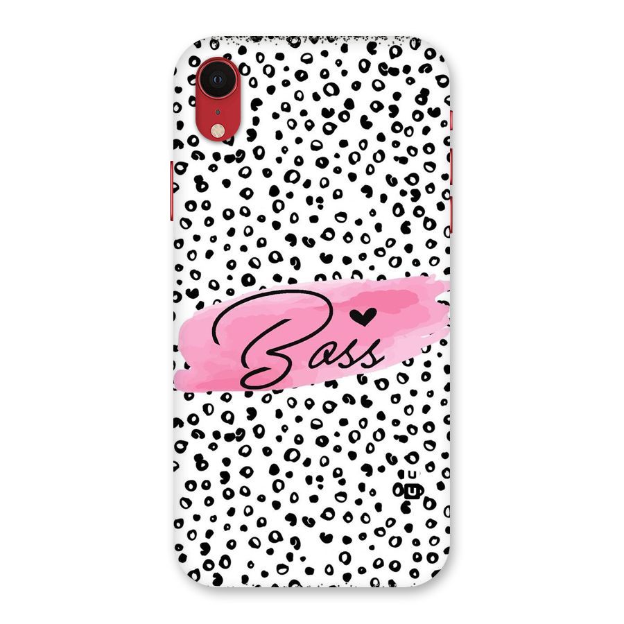 Polka Boss Back Case for iPhone XR