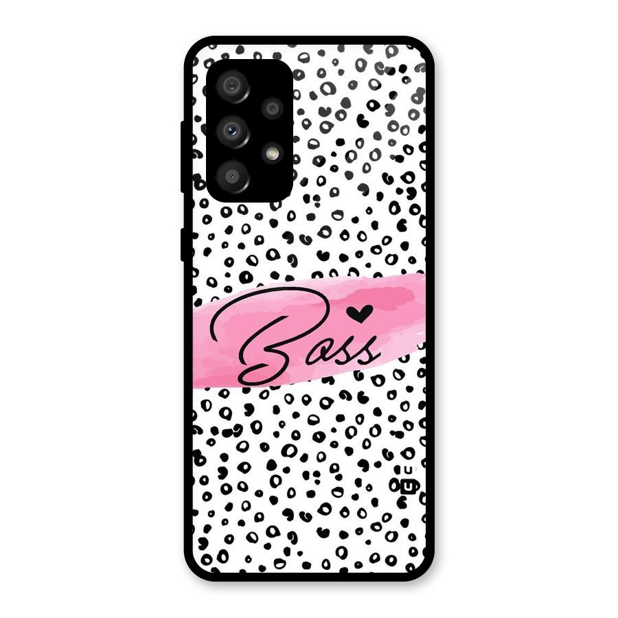 Polka Boss Glass Back Case for Galaxy A32