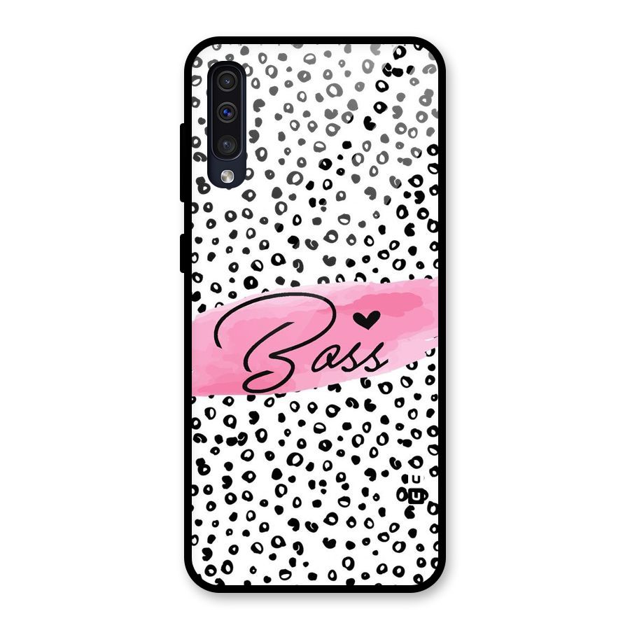 Polka Boss Glass Back Case for Galaxy A50