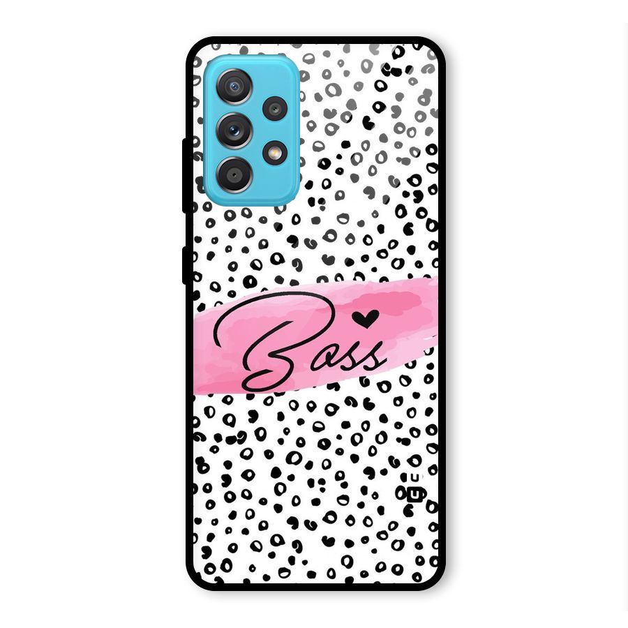Polka Boss Glass Back Case for Galaxy A52