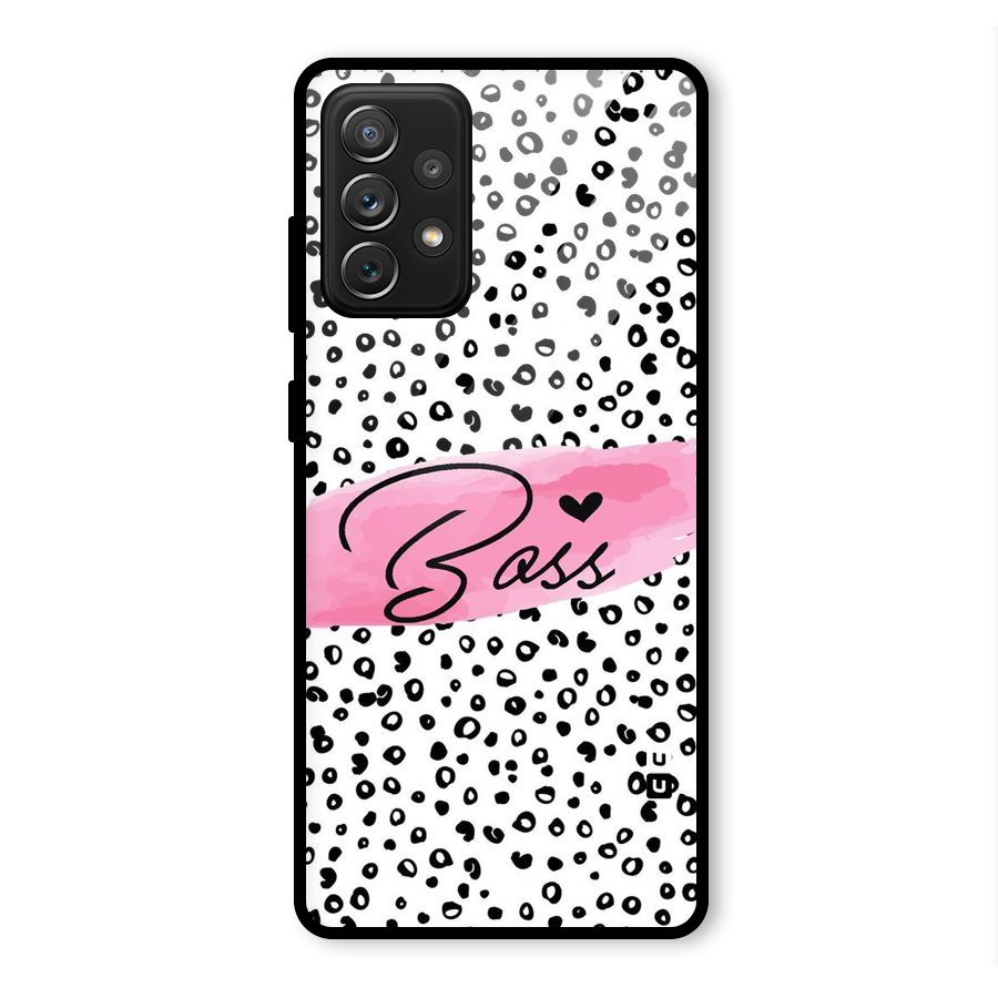 Polka Boss Glass Back Case for Galaxy A72