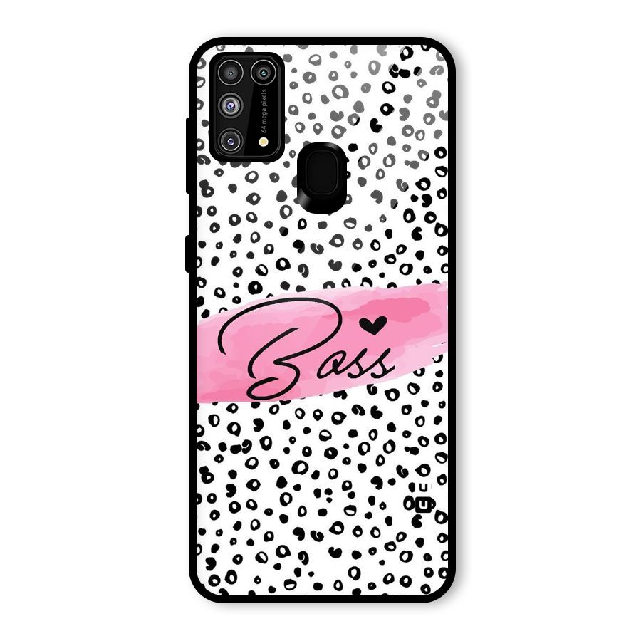Polka Boss Glass Back Case for Galaxy F41