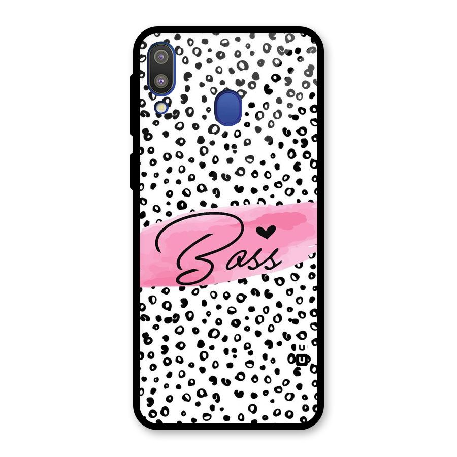 Polka Boss Glass Back Case for Galaxy M20