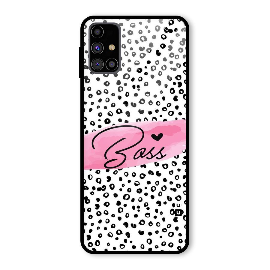 Polka Boss Glass Back Case for Galaxy M31s