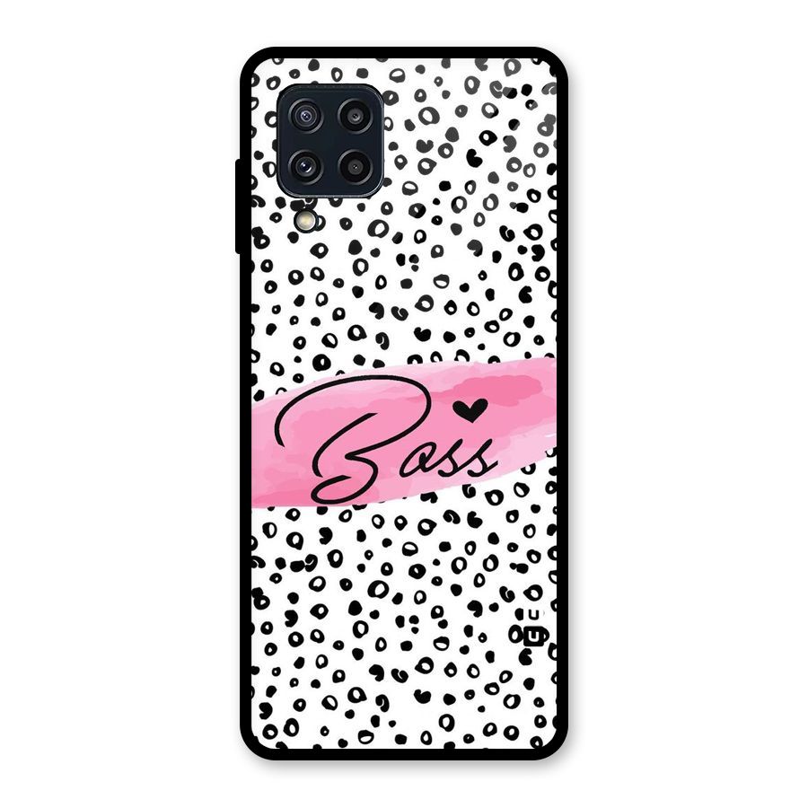 Polka Boss Glass Back Case for Galaxy M32