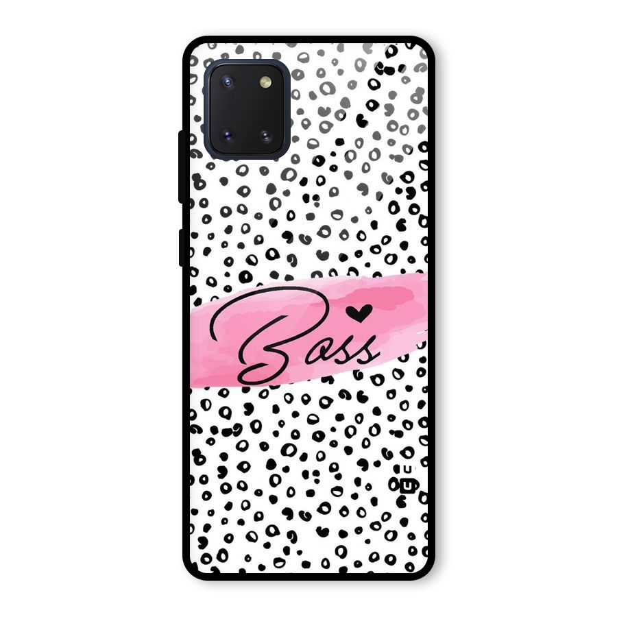 Polka Boss Glass Back Case for Galaxy Note 10 Lite