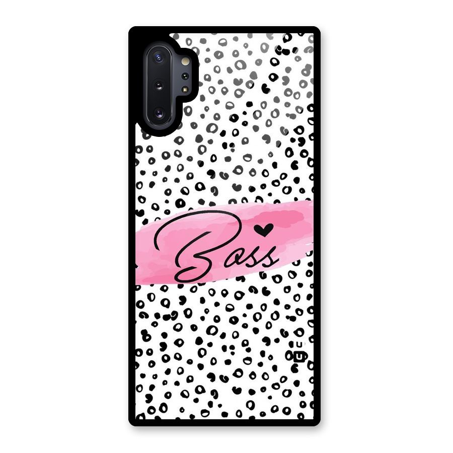 Polka Boss Glass Back Case for Galaxy Note 10 Plus