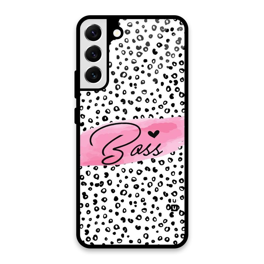 Polka Boss Glass Back Case for Galaxy S22 Plus 5G