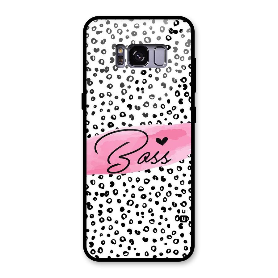 Polka Boss Glass Back Case for Galaxy S8