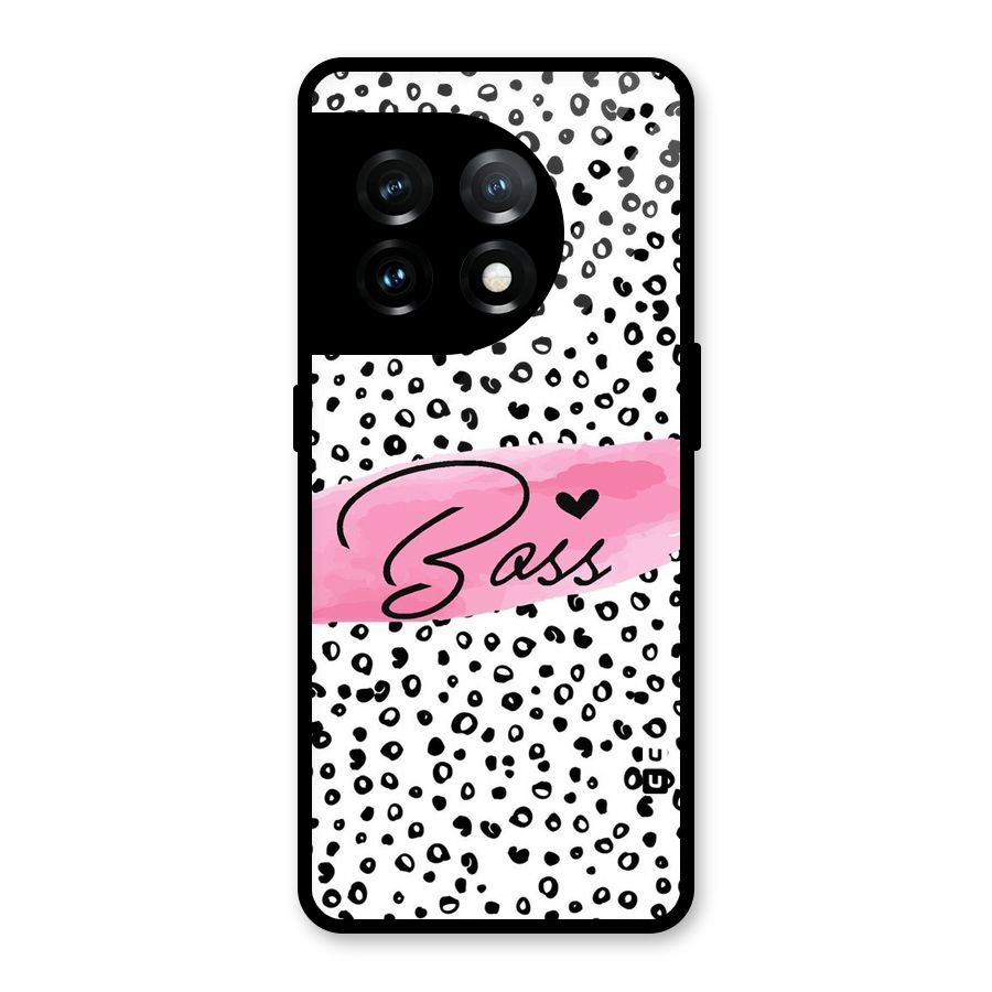 Polka Boss Glass Back Case for OnePlus 11