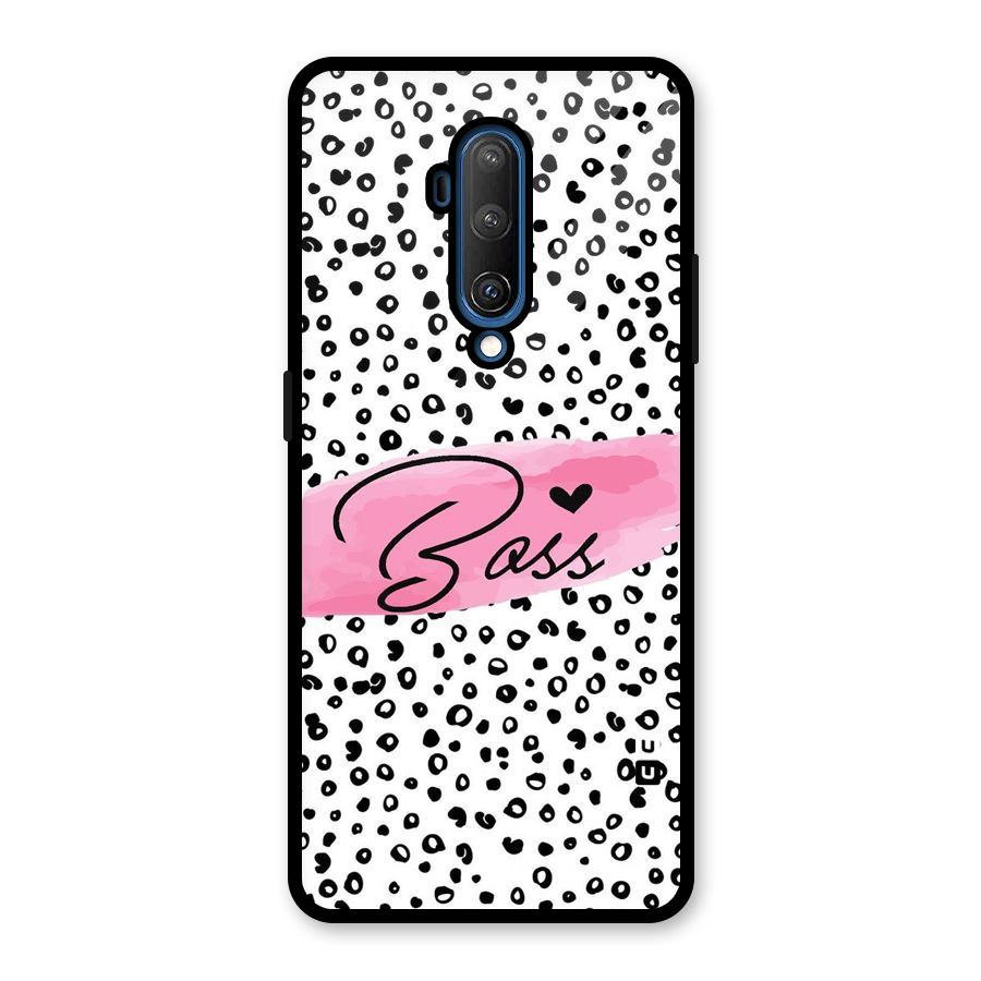 Polka Boss Glass Back Case for OnePlus 7T Pro