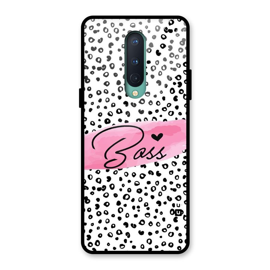 Polka Boss Glass Back Case for OnePlus 8