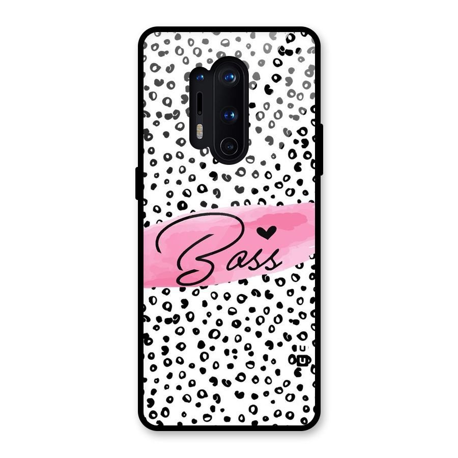 Polka Boss Glass Back Case for OnePlus 8 Pro