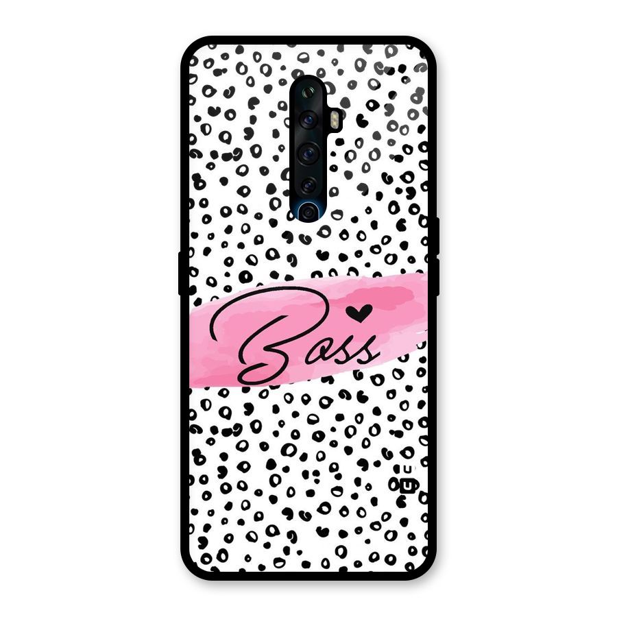 Polka Boss Glass Back Case for Oppo Reno2 F