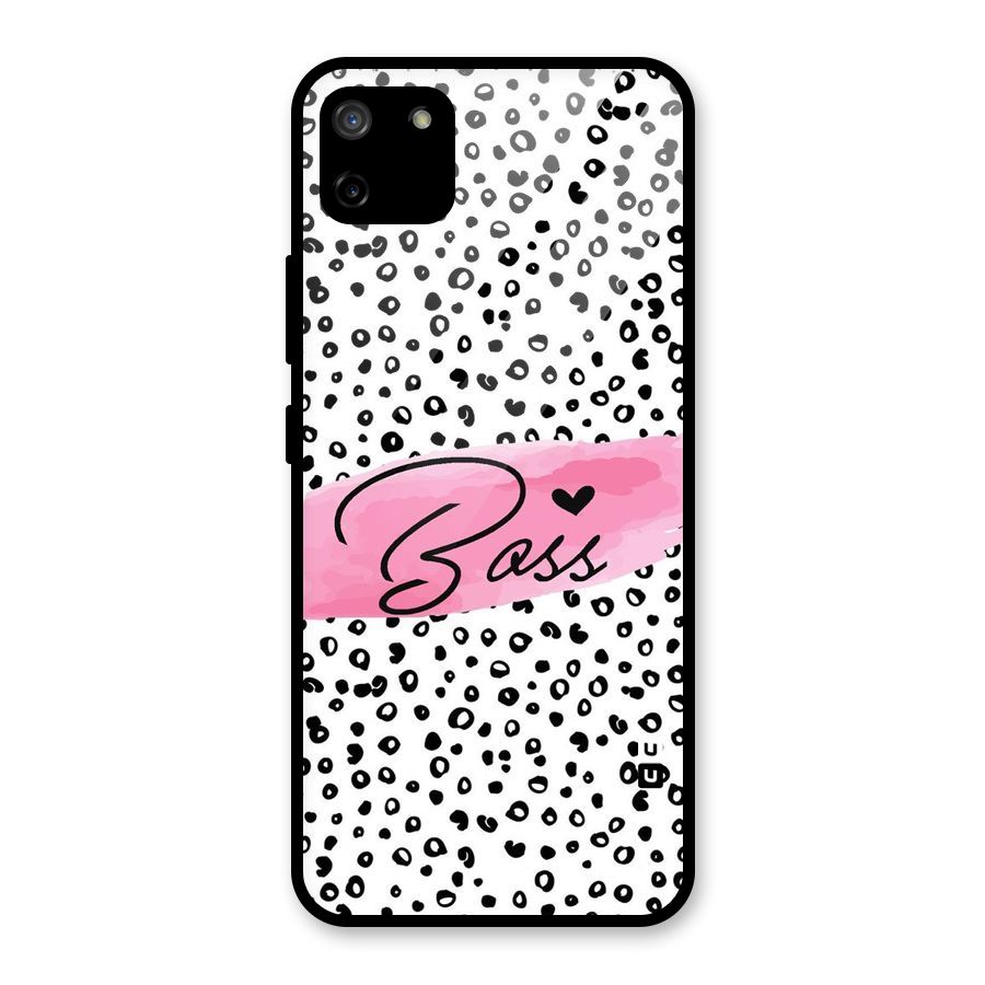 Polka Boss Glass Back Case for Realme C11