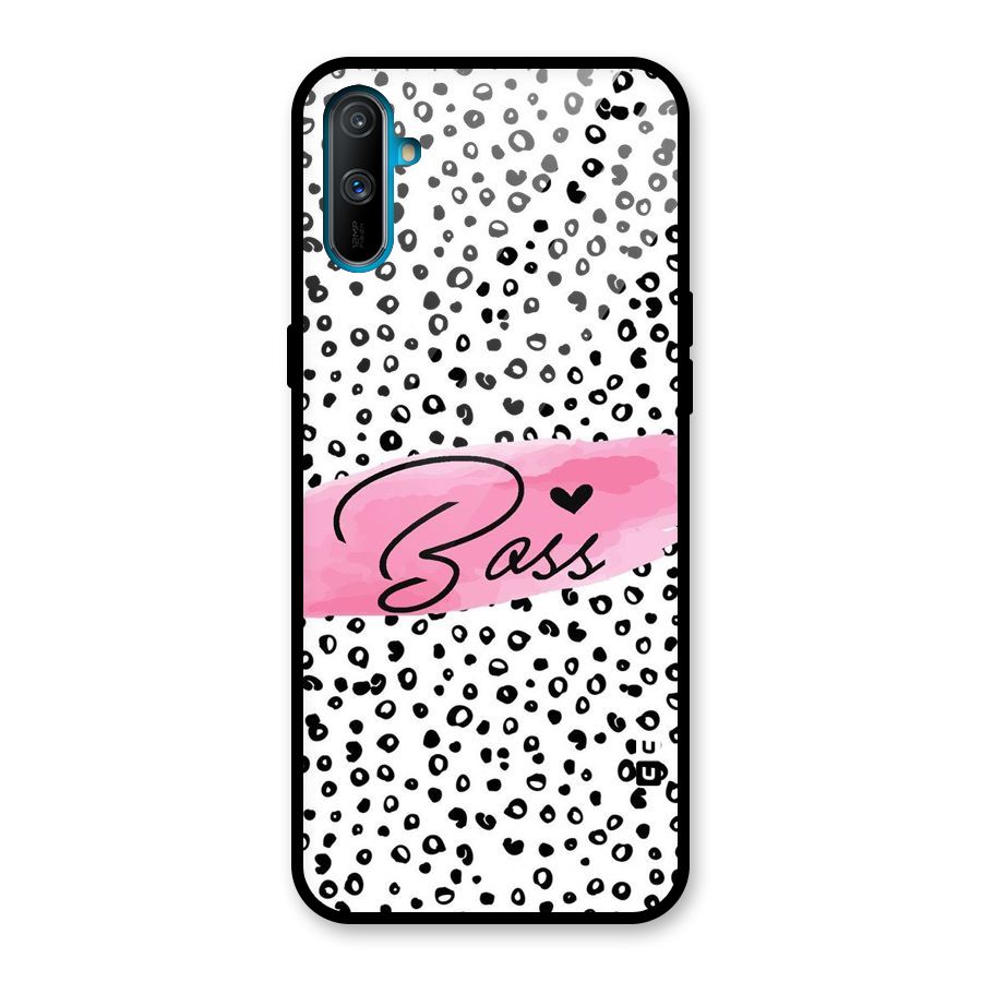 Polka Boss Glass Back Case for Realme C3