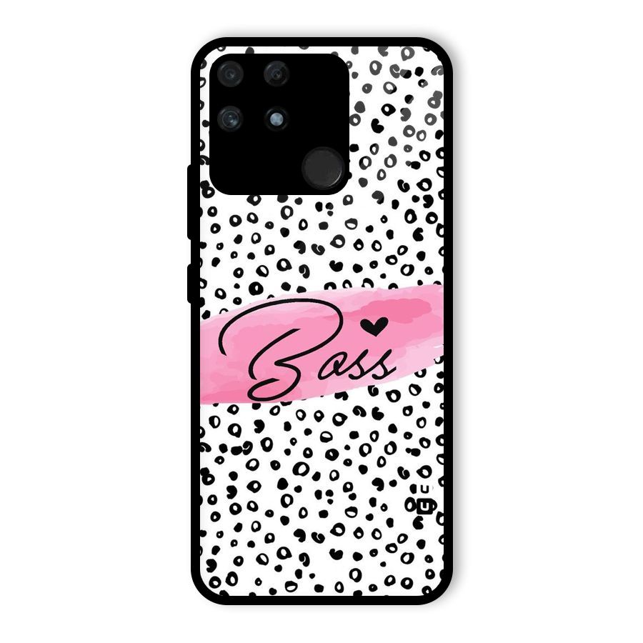 Polka Boss Glass Back Case for Realme Narzo 50A