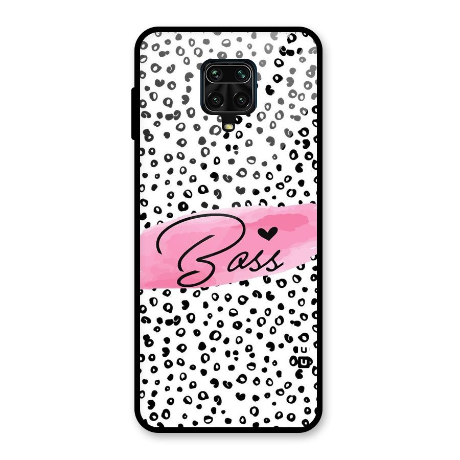 Polka Boss Glass Back Case for Redmi Note 10 Lite