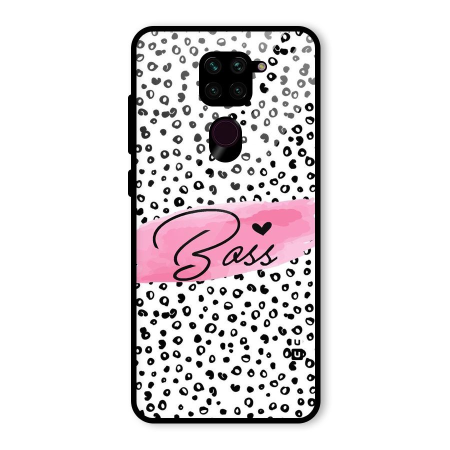 Polka Boss Glass Back Case for Redmi Note 9