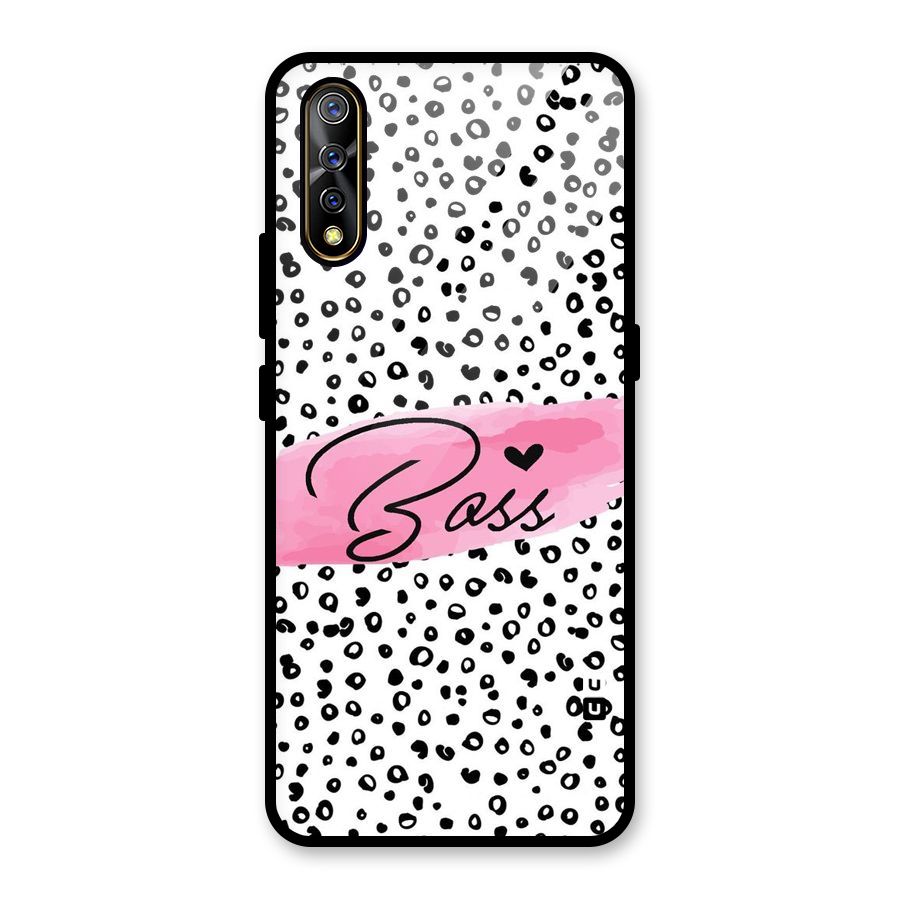 Polka Boss Glass Back Case for Vivo S1