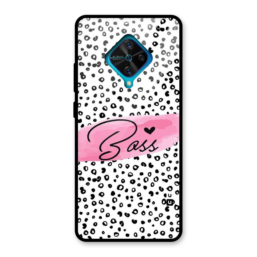 Polka Boss Glass Back Case for Vivo S1 Pro