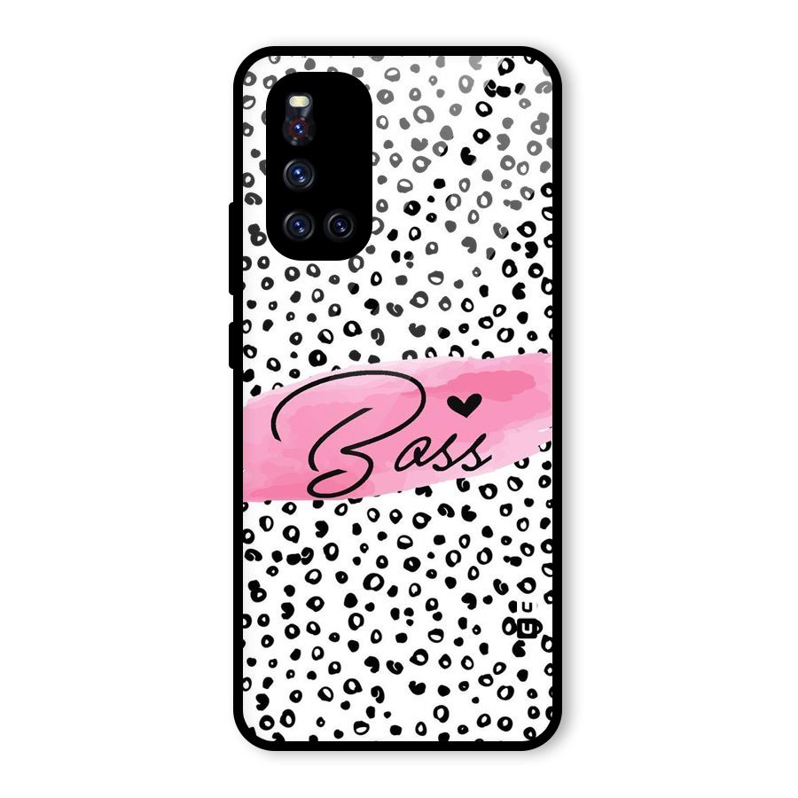 Polka Boss Glass Back Case for Vivo V19